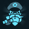 In a military style Trophy