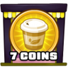 7 coins collected Trophy