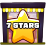 7 stars earned Trophy