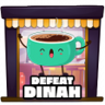 Dinah defeated Trophy