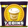 7 coins collected Trophy