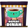 Dinah defeated Trophy