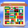 African Flags. Trophy