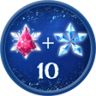 10 Iceberg Glacier Trophy