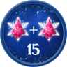 15 Double Iceberg Trophy