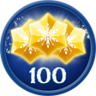 Obtain 100 Stars Trophy