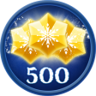 Obtain 500 Stars Trophy
