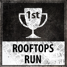 Rooftops Run Gold! Trophy