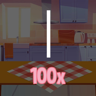 Hit 100 obstacles. Trophy