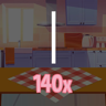 Hit 140 obstacles. Trophy