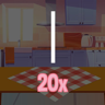 Hit 20 obstacles. Trophy