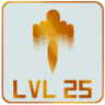 LVL 25 lieutenant Trophy
