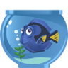 Just Keep Swimming Trophy
