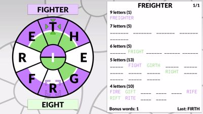 Word Wheel by POWGI
