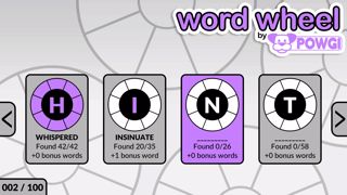 Word Wheel by POWGI Screenshot 2