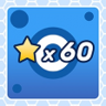 Get 60 stars Trophy