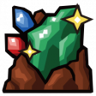 Mineral Brooch Trophy