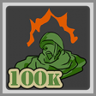 100 Flamethrower Kills Trophy