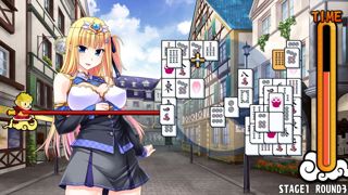 Pretty Girls Mahjong Solitaire - Blue Screenshot 6
