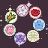 Seven Sacred Blossoms Trophy