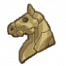 You can pet the... horse Trophy