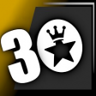 30 stars award Trophy
