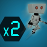The robot always jumps twice Trophy