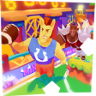 Bull's Football complete Trophy