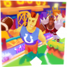 Bull's Football complete Trophy