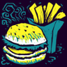 Burgher with Fries Trophy