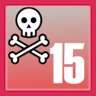 15 deaths Trophy