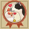 Maxed out your first animal or bird's LP. Trophy
