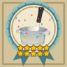 Obtained 100 dishes. Trophy