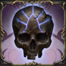 Human skull Trophy