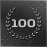 Hitting a Century Trophy