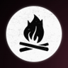 Bonfire lit Trophy