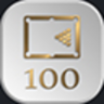 Play 100 matches Trophy