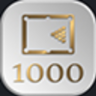 Play 1000 matches Trophy