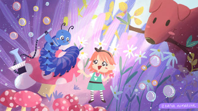 Alice in Wonderland - A jigsaw puzzle tale
