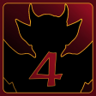 Gargoyle of 4 Trophy