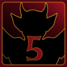 Gargoyle of 5 Trophy