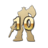 A Collection 10 Strong Trophy