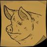 Dennis the pig Trophy