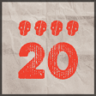 20 Perfect Achiever Overperformed Levels Trophy
