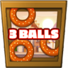 3-ball collected Trophy