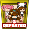 3 characters defeated Trophy