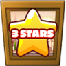 3 stars earned Trophy