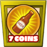 7 coins collected Trophy