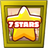 7 stars earned Trophy