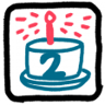Happy Birthday Two Hues. Trophy